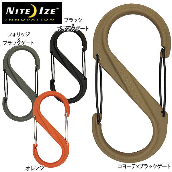 ■サイズ 重量：約186g 本体サイズ：縦250 × 横120mm ◎表示しているサイズに当てはまらない場合がございます。 ■商品名 NITE IZE エスビナー #10 カラビナ キーホルダー ■カラー ブラックxブラックゲート コヨーテxブラックゲート フォリッジxブラックゲート オレンジ ■状態 新品 ■素材 プラスチック、ステンレススチール ■仕様 ※クライミングや人命に係わるスポーツには使用できません。 ※メーカーの仕様変更に伴い、お届けする商品のパッケージが掲載画像と異なる場合がございます ■その他 SEABEES seabees シービーズ ミリタリー百貨 キーラック S字カラビナ正規販売店■サイズ 重量：約186g 本体サイズ：縦250 × 横120mm ◎表示しているサイズに当てはまらない場合がございます。 ■商品名 NITE IZE エスビナー #10 カラビナ キーホルダー ■カラー ブラックxブラックゲート コヨーテxブラックゲート フォリッジxブラックゲート オレンジ ■状態 新品 ■素材 プラスチック、ステンレススチール ■仕様 ※クライミングや人命に係わるスポーツには使用できません。 ※メーカーの仕様変更に伴い、お届けする商品のパッケージが掲載画像と異なる場合がございます ■その他 SEABEES seabees シービーズ ミリタリー百貨 キーラック S字カラビナ正規販売店