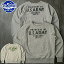 BUZZ RICKSON'S バズリクソンズ #BR69506 フリーダムスリーブ スウェット シャツ『U.S. ARMY ATHLETIC DEPT.』メンズ 男性 トレーナー クルーネック スウェット ップス アメカジ カジュアル スエット シンプル 長袖 春 秋 冬