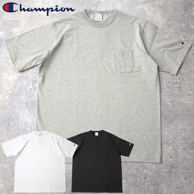 乐天商城 - Champion チャンピオン #C5-B302 T1011 半袖 ポケットTシャツ ショートスリーブ ティーシャツ カットソー メンズ レディース 男性 女性 ユニセックス トップス インナー カジュアル アメカジ ミリタリー 春 夏 秋 アメリカ製 ティーテンイレブン