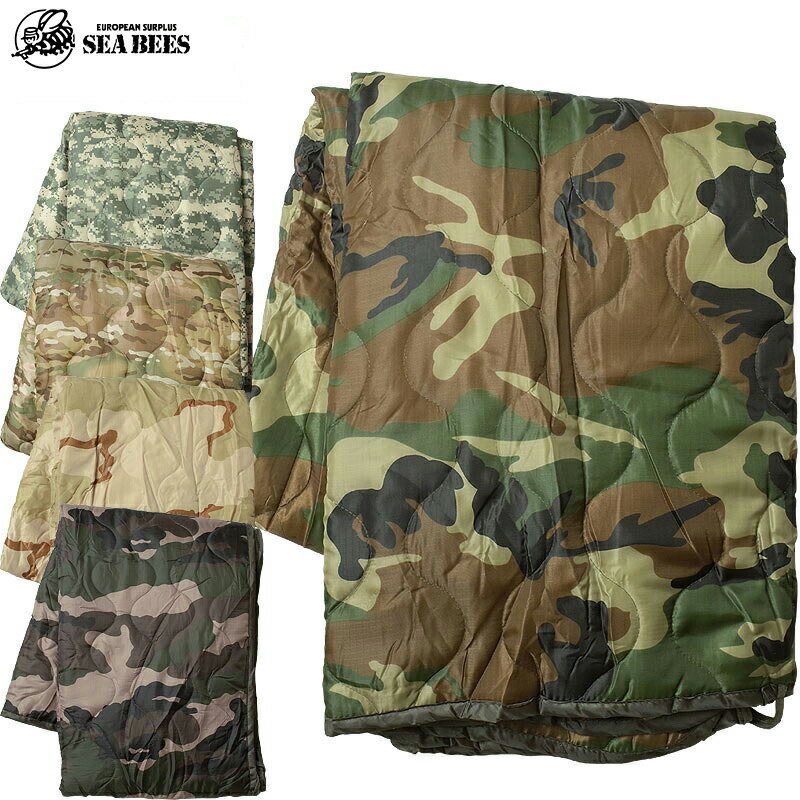 ポンチョライナー カモ柄 ブランケット敷物 マット ひざ掛け 中綿入り シート ライナー 防災 妨害 レジャー キャンプ アウトドア 迷彩柄通販格安セール情報 楽天 通販