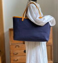 キャンバス バケツ トート LL NAVY(4)