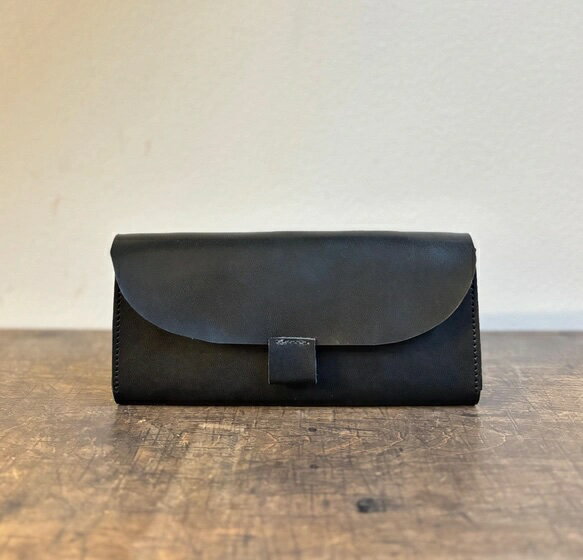 アコーディオン ウォレット 墨黒