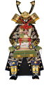 着用鎧 (面付き) 白紫緑縅糸 子供着用鎧のみ五月人形 お祝い 初節句 節句飾り こどもの日 兜 鎧 高級 端午の節句 プレゼント ギフト コンパクト こだわり...