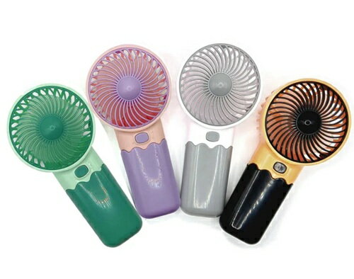 カラフルミニファン 扇風機 6個入り(アソート）手動コンパクト扇風機　ハンディ扇風機 手持ち扇風機 携..