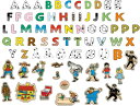Pippi ピッピ 長くつ下のピッピ マグネットアルファベット 文字 スウェーデン語 スペル 文具 勉強 語学 言語 スウェーデン キャラクター文具 キャラクタ...
