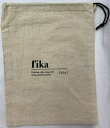 スウェーデン直輸入!巾着 スウェーデン語 fika Lサイズ小物入れ 布 化粧ポーチ 袋 ポーチ スウェーデン 北欧 プレゼント ギフト 北欧雑貨 おしゃれ ヨ...