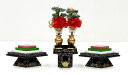 20号 菱三宝 本金 唐草牡丹 2点セット (木製品) 雛道具雛人形 雛道具 お道具 小道具 ひな祭り 海外へのお土産 初節句 お祝い 本金 木製 お雛様 日本...