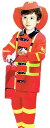消防士子供用(7-10歳用)ハロウィン仮装コスプレ衣装