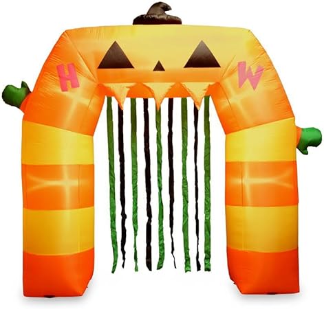 エアーディスプレイ パンプキンアーチ ハロウィン 飾り HW-1393会場設置　パーティー 大きい 装飾 ディスプレ デコレーション バルーン 店 イベント 会場 門