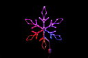 エレクトリカルSMDテープモチーフ　スノーフレイク　WG-2434クリスマス　雪の結晶　雪　イルミネーション　電飾　装飾　クリスマスデコレーション　クリスマス装飾　クリスマス飾り付け　飾り付け　幻想的　ウィンター