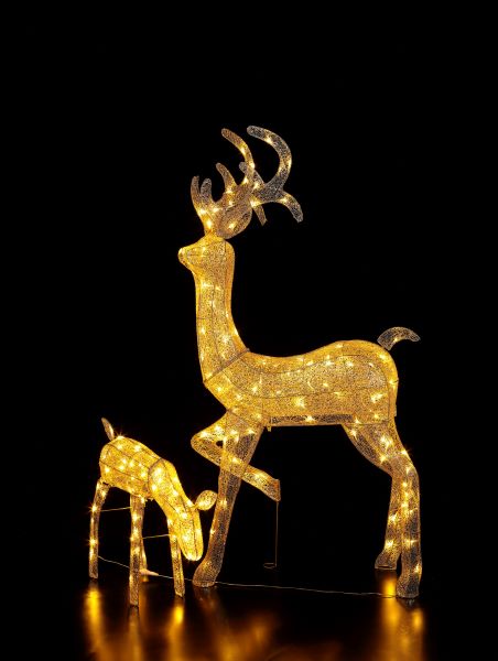 DXモチーフトナカイ　パパ＆キッド　WG-25488クリスマス　トナカイ　アニマル　どうぶつ　動物　トナカ..