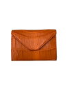 クロコダイル クロコダイル コインケース 山本製鞄 メンズ 財布 コンパクト 日本製 本革 オレンジ