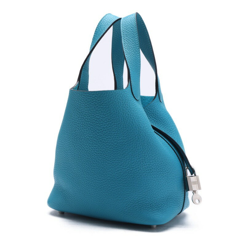 HERMES【エルメス】ピコタンロックPM ハンドバック トリヨンクレマンス ターコイズ（シルバー金具） ハンドバッグ レディースハンドバッグ レディースバック 【中古】 【送料無料】のサムネイル