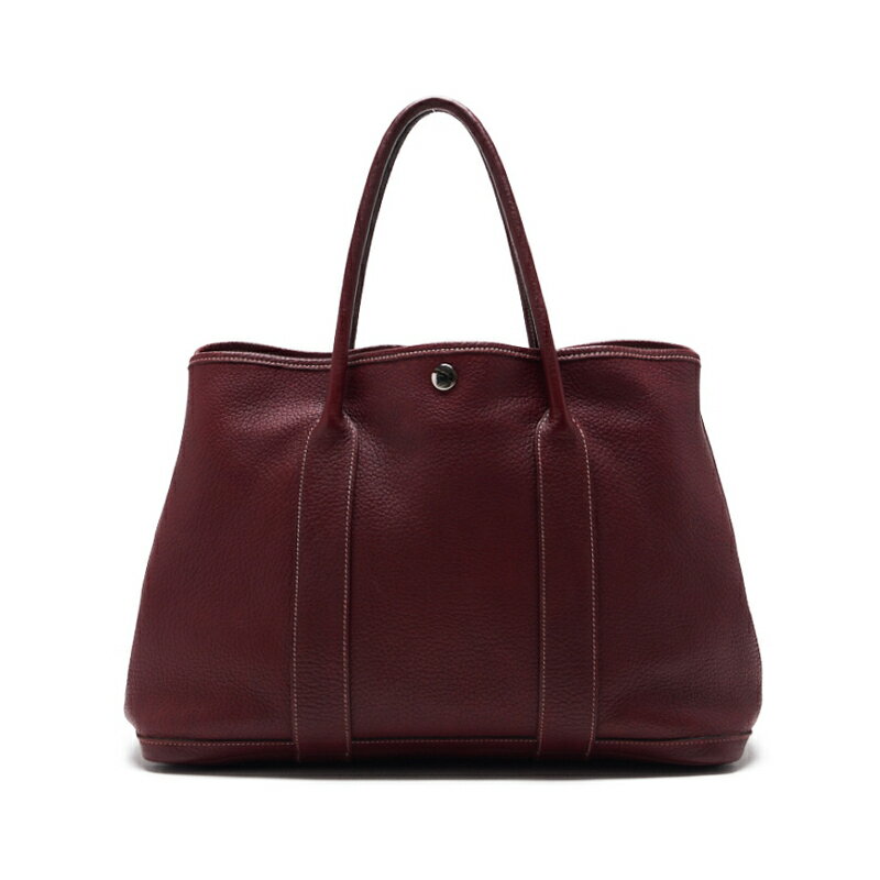 HERMES【エルメス】ガーデンパーティPM トートバッグ ネゴンダ ルージュアッシュ　Rouge Ash（シルバー金具）レディースバッグ レディースバック トートバッグ ボストンバッグ 【中古】【送料無料】