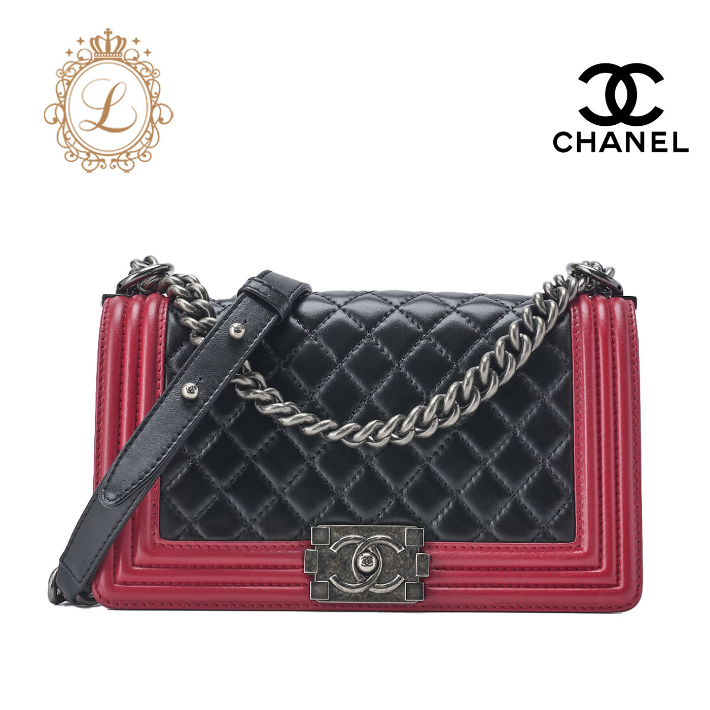 楽天市場】CHANEL ラムスキン BOY CHANEL ゴールド チェーン 楽天市場】CHANEL ラムスキン BOY CHANEL ゴールド チェーン