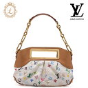 LOUIS VUITTON ルイヴィトン モノグラム モノグラムマルチカラー ジュディPM 2WAY ハンドバッグ 白 (ゴールド金具)ショルダーバッグ【中古】...