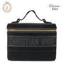 Dior ディオール ハンドバッグ バニティ ベロア 黒(ゴールド金具)レディース バッグ 【中古】【送料無料】