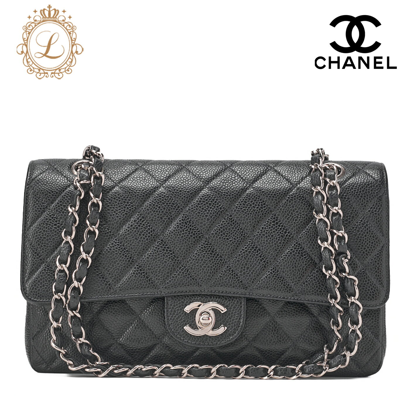 CHANEL シャネル ショルダーバッグ 黒 25 4500124N0017 楽天市場】シャネル chanel マトラッセ 25 チェーン ショルダー