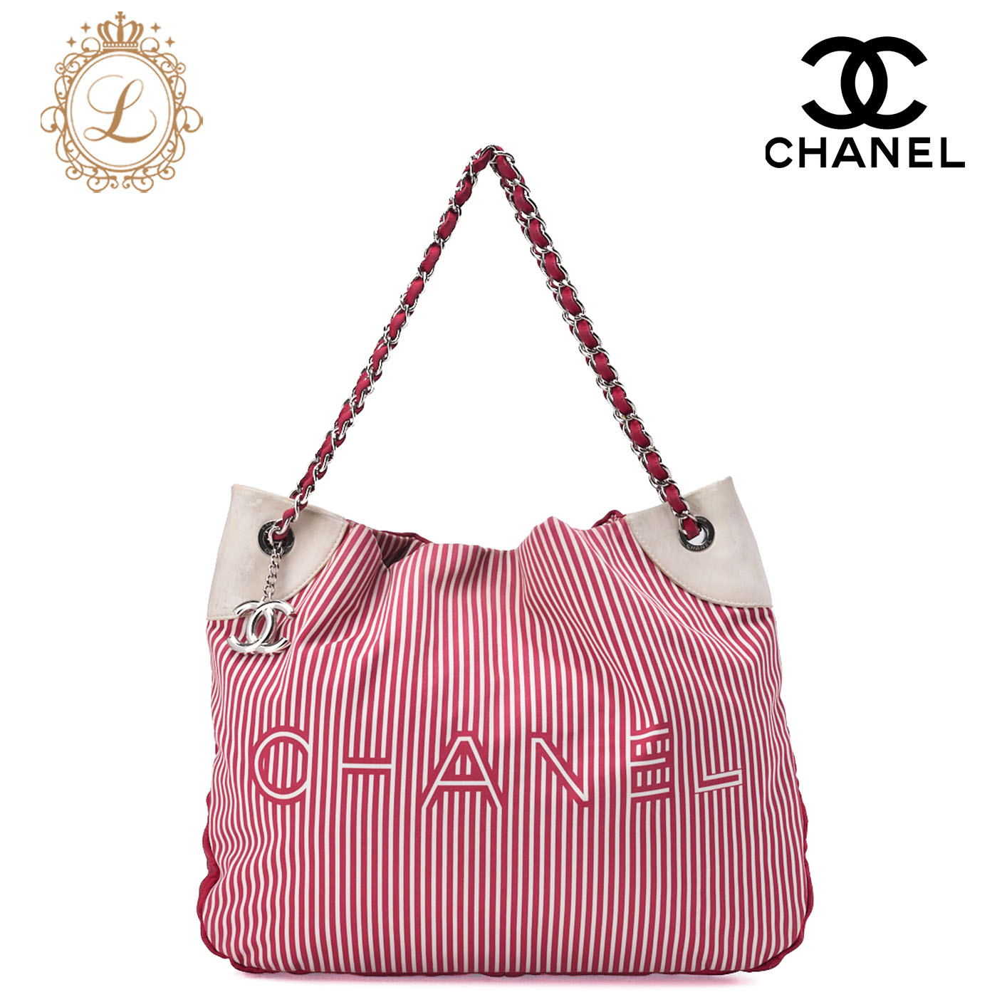 バイカラーデザインが可愛い♪【CHANEL】ボストンバッグ 楽天市場】バイカラー(ブランドシャネル)(レディースバッグ