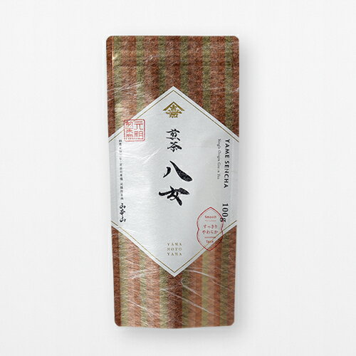 楽天山本山　楽天市場店お茶＜山本山＞煎茶 八女 100g YM-R◆家庭用|国産 茶葉 お茶 日本茶 煎茶 緑茶 飲みやすい| 老舗 東京 日本橋 |（熨斗なし・包装なし）