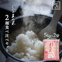 人気ランキング第14位「山本靖雄酒店　楽天市場店」口コミ数「2件」評価「4.5」お米 新米 令和5年 人気お米食べ比べ2種セット（きぬむすめ・阿新こしひかり）各5キロ 岡山県産 国産 コシヒカリ 特A 送料無料 お米 計10キロ 北海道沖縄離島は追加送料