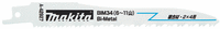 Rakuten - 【正規店】 マキタ バイメタルレシプロソーブレード A-42911 150mm 鉄工用(5入) makita