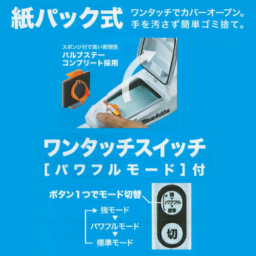 【正規店】 マキタ makita コードレス 掃除機 充電式クリーナー CL107FDSHW 基本セット 送料無料 一年間保障付
