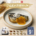 【国産100% ギフト】海鮮ご飯のお供セット 9種類(白さば味噌煮、あじと昆布の旨煮、七味いわし、鶏そぼろ、いわしトマトバジル、牛しぐれ、いわし生姜煮、豚角煮、がりといわし) 送料無料 誕生日プレゼント あす楽 父の日 お中元 2025 内祝い お返し 結婚 父 男性 女性