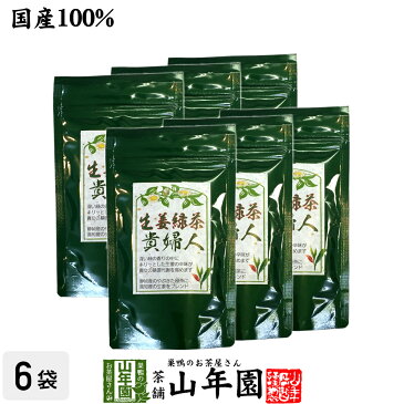 生姜緑茶 貴婦人 80g×6袋セット 送料無料 安心安全の国産 しょうが緑茶 美味しい生姜茶 しょうが茶 生姜茶 お中元 敬老の日 プチギフト お茶 2022 ギフト プレゼント 内祝い 男性 女性 父 母 引越し 挨拶品 お祝い 人気 おすすめ 贈物 お土産 おみやげ 誕生日