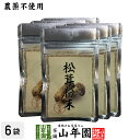 【農薬不使用】 松茸粉末 20g×6袋セット 無農薬で栽培された松茸を温風乾燥させて粉末に 健康 送料無料 緑茶 ダイエット ギフト プレゼント お歳暮 御歳暮...