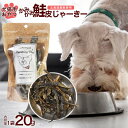 ペットフード かみかみ 鮭皮 じゃーきー 1袋20g 犬 猫 北海道産 わんちゃん ねこちゃん 国産原料 ヒューマングレード 安心安全 ドッグフード キャットフード おやつ ポイント消化