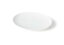 深山(miyama.) cavea-カーヴェア- 20cm 楕円浅皿 白磁 日本製 美濃焼 洋食器 長皿 変形皿 ロングプレート