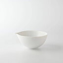 深山(miyama.) crease-クリース- 片口小鉢 白磁 日本製 美濃焼 和食器 ボウル 鉢