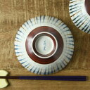 刷毛巻十草 丸型毛料(14.5cm) ブルー 日本製 美濃焼 和食器 ごはん茶わん ご飯茶わん ご飯茶碗 ライスボウル その1