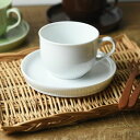 LATTE カップ&ソーサー ミルクホワイト 日本製 美濃焼 洋食器 カップ&ソーサー カップ・ソーサー カップアンドソーサー