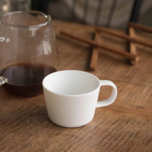 小田陶器 Prairie(プレーリー) カップS 白 日本製 美濃焼 洋食器 マグカップ ティーカップ コーヒーカップ