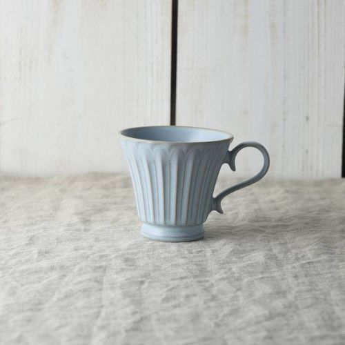シュシュ・グレース コーヒーカップ シャビーブルー 日本製 美濃焼 洋食器 マグカップ ティーカップ コーヒーカップ 1