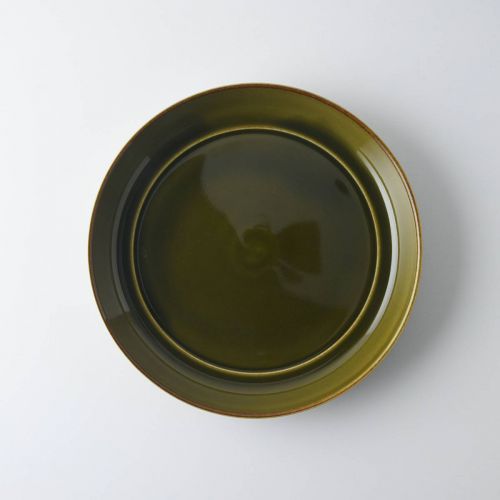 TRIP WARE プレート175 緑釉 日本製 美濃焼 洋食器 丸皿 丸プレート Re食器 SDGs リサイクル サステナブル ヨシタ手工業デザイン室のサムネイル