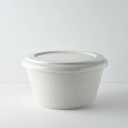 市原製陶(株) TRIP WARE ストレートボウル160+フタ160 白釉