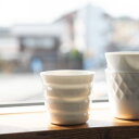 小田陶器 honoka ボーダー ロック 日本製 美濃焼 洋食器 湯のみ 湯呑み フリーカップ タンブラー
