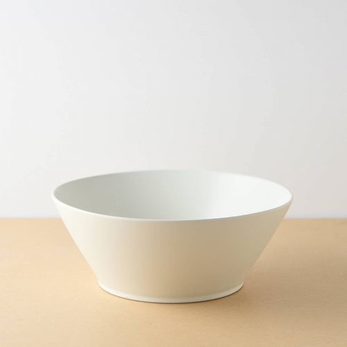 小田陶器 TOH 19四重 19cmボウル クリーム 日本製 美濃焼 洋食器 ボウル 鉢 Re食器 SDGs リサイクル サステナブル