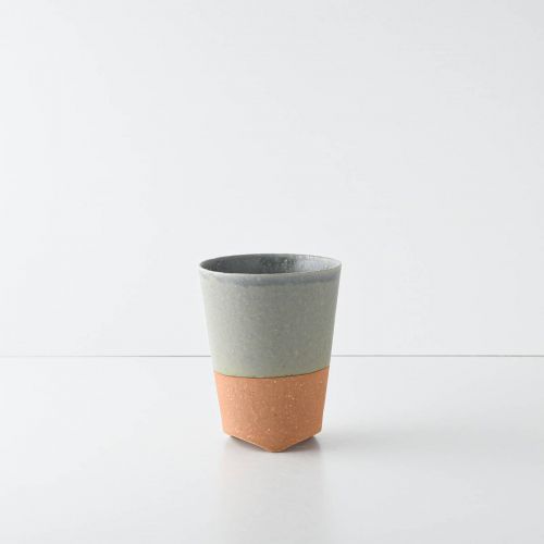 寿山窯 branche ブランシュ 8cmカップ(L)ラベンダー(高さ:10cm) 日本製 美濃焼 和食器 湯のみ 湯呑み フリーカップ タンブラー