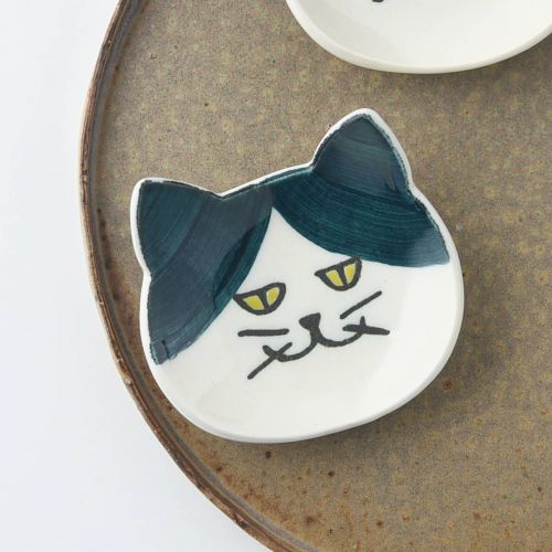 ブサネコ 箸置き ブチ (カトラリーレスト) 日本製 美濃焼 和食器 箸置き 箸おき はし置き はしおき カトラリーレスト