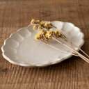 カネコ小兵製陶所 リンカ (輪花) 30cmオーバルプレート 白練 日本製 美濃焼 洋食器 長皿 変形皿 ロングプレート