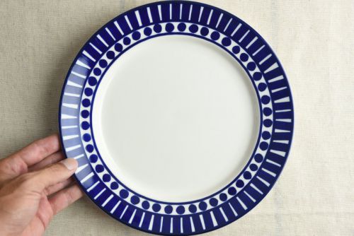 バッケ 24.5cmミートプレート 日本製 美濃焼 洋食器 丸皿 丸プレート