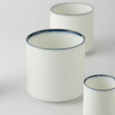 深山(miyama.) White Line-ホワイトライン- cup 200 日本製 美濃焼 和食器 湯のみ 湯呑み フリーカップ タンブラー