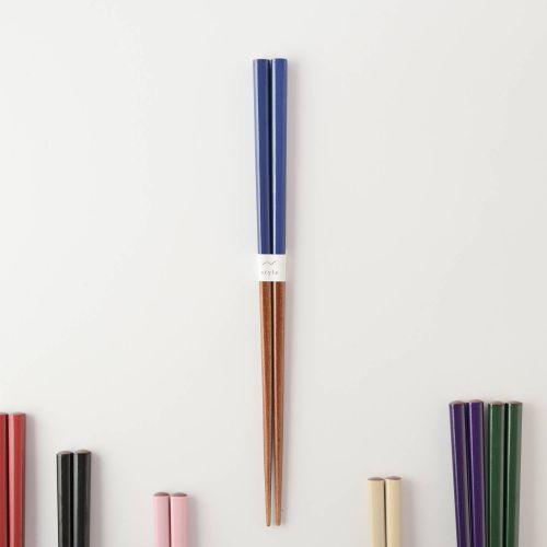 【食洗機OK】fam. カラフルお箸(22.5cm) 青 日本製 和食器