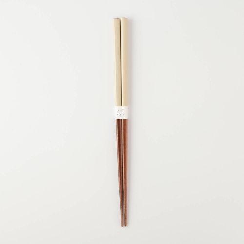 【食洗機OK】fam. カラフルお箸(22.5cm) ベージュ 日本製 和食器