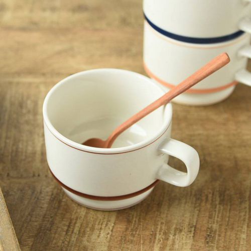 ワイルドヴィレッジ 高台スタックコーヒーカップ ダークブラウン 日本製 美濃焼 洋食器 マグカップ ティーカップ コーヒーカップ