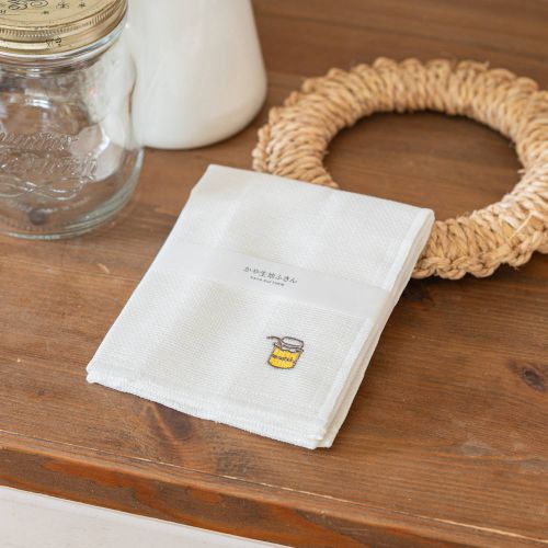 かや生地ふきん 刺繍 ジャム 日本製 奈良県 和食器